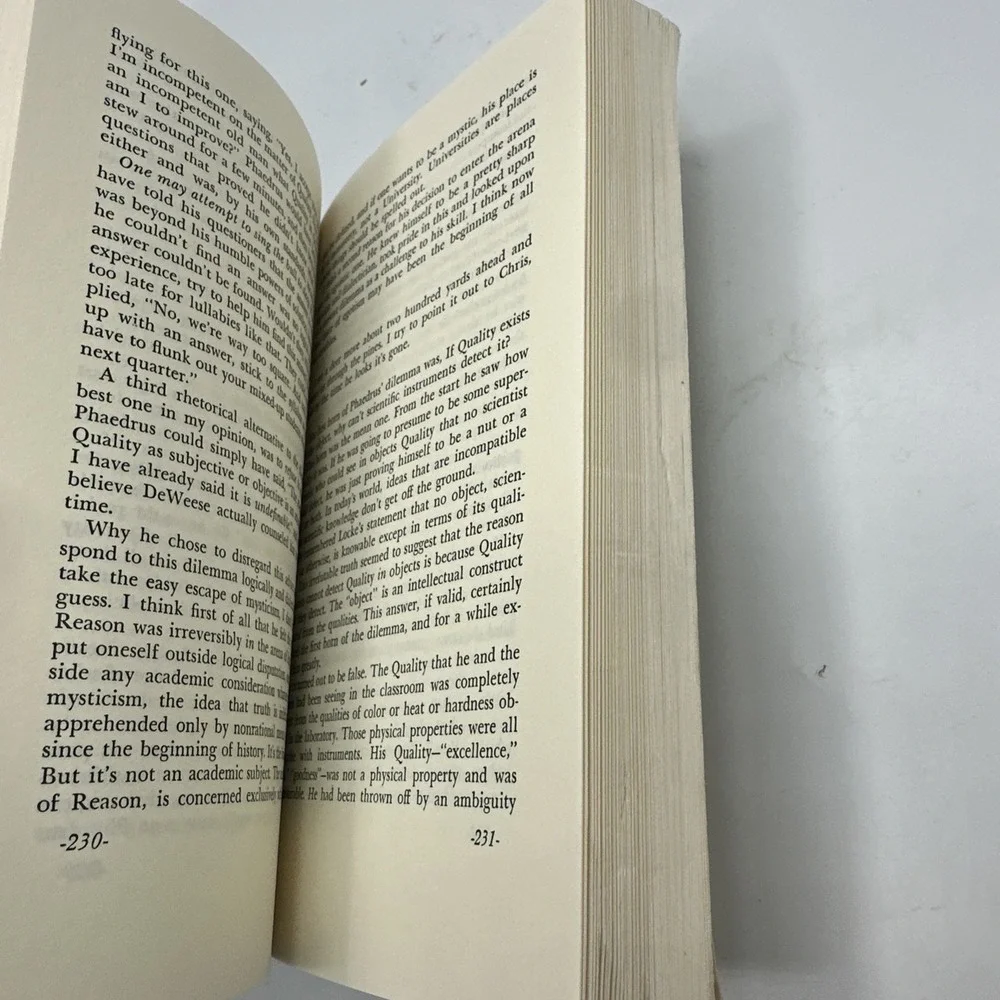 Zen and the Art of Motorcycle Maintenance: An Inquiry into Values, PB 1984